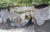 Nessebar local lace knitting